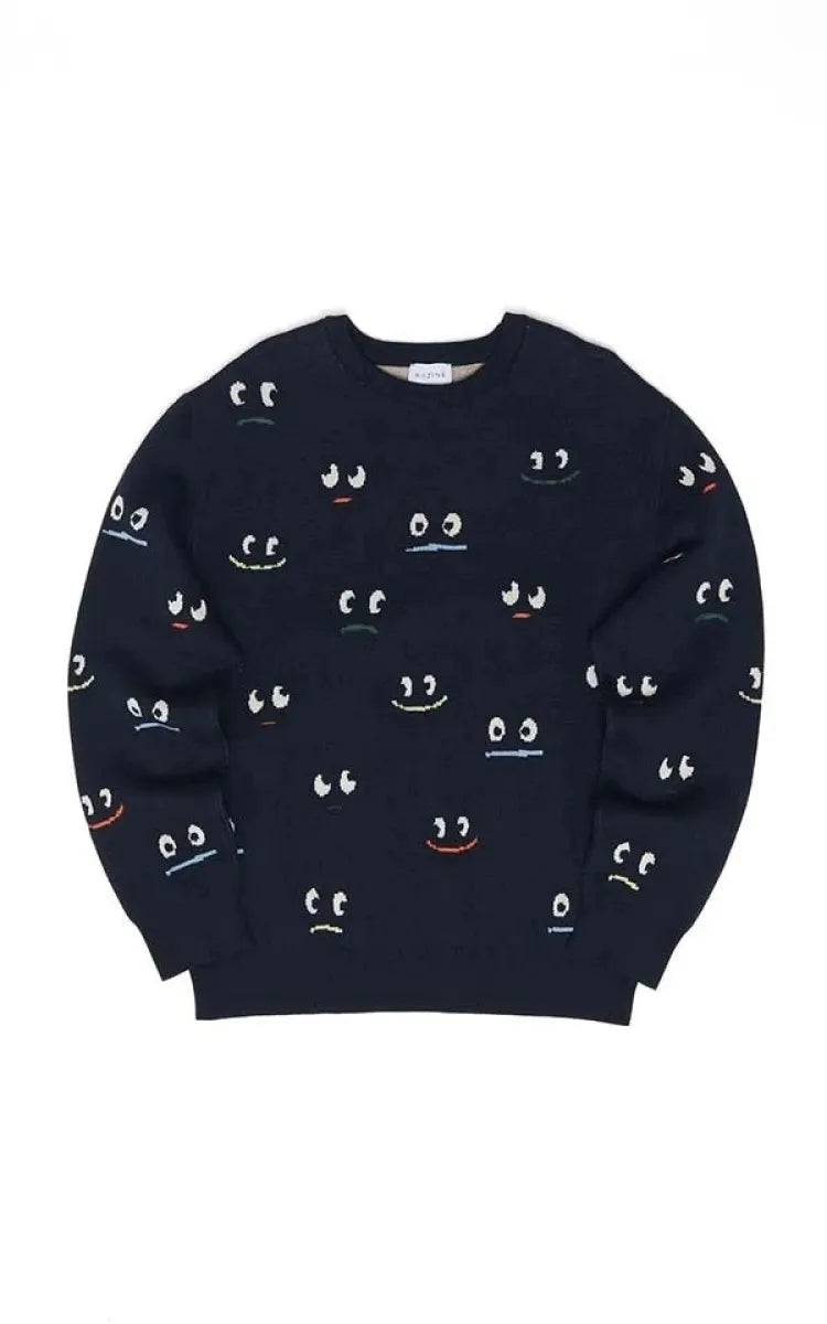 Mazine Jumper Knit Feelings Jacquard