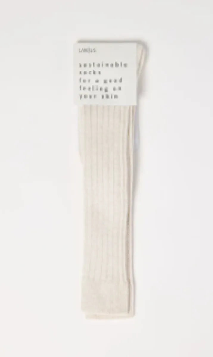 Lanius Socks Knee High With Ribs GOTS