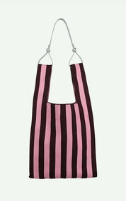 Market Bag Knitted Stripes