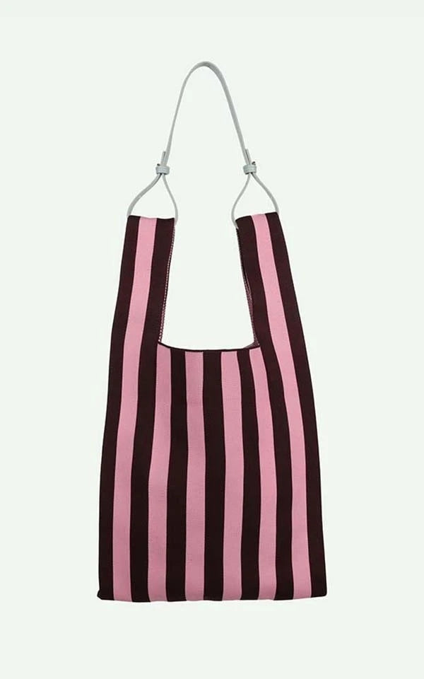 Market Bag Knitted Stripes