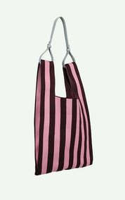 Market Bag Knitted Stripes