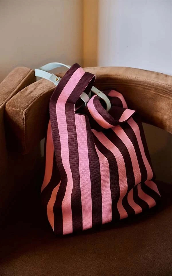Market Bag Knitted Stripes