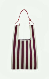 Market Bag Knitted Stripes