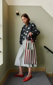 Market Bag Knitted Stripes