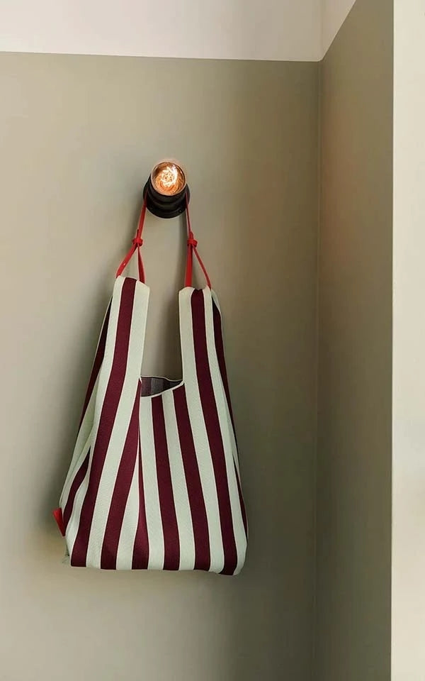 Market Bag Knitted Stripes