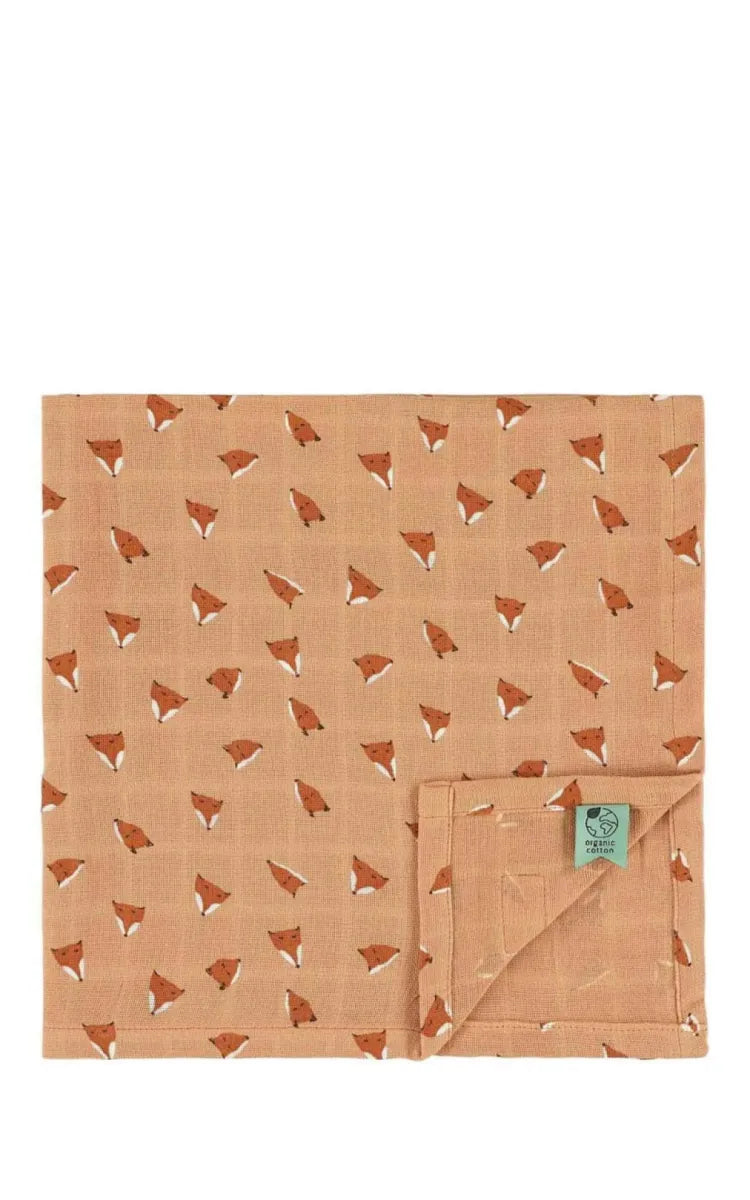 Trixie Muslin Cloth 3-pack Fierce Fox