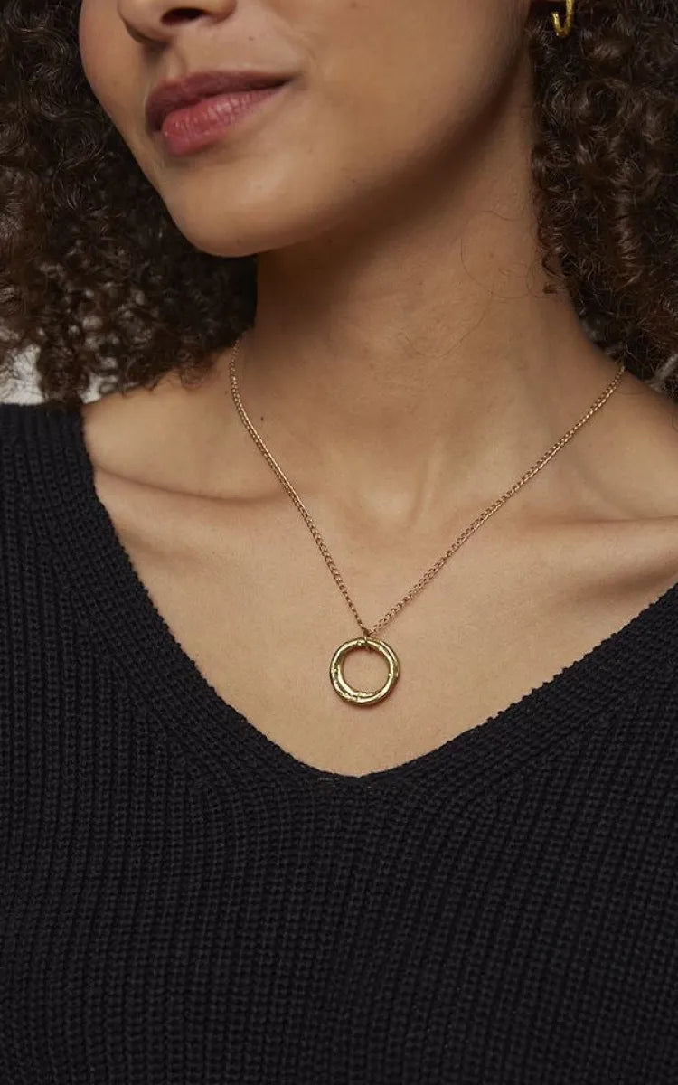 People Tree Necklace Beaten Ring