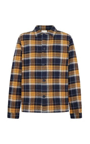 KnowledgeCotton Apparel Overshirt Flannel Checked GOTS