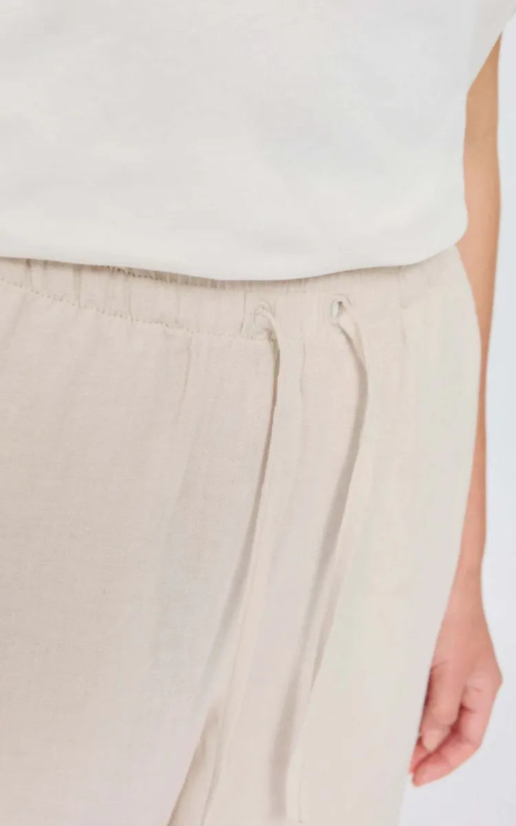 Mazine Pants Drawstring Linen
