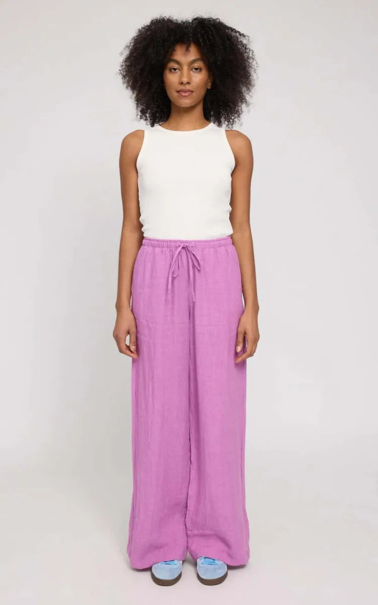 Mazine Pants Drawstring Linen