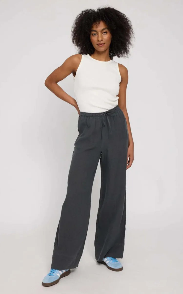 Mazine Pants Drawstring Linen