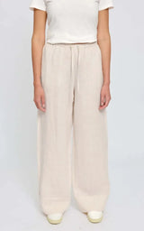 Pants Drawstring Linen