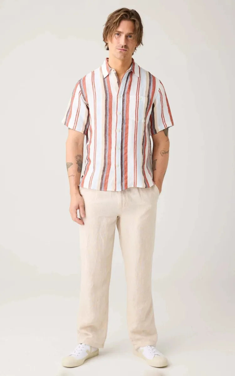 KnowledgeCotton Apparel Pants Fig Loose Linen