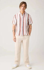KnowledgeCotton Apparel Pants Fig Loose Linen
