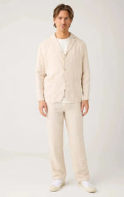 KnowledgeCotton Apparel Pants Fig Loose Linen