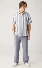 KnowledgeCotton Apparel Pants Fig Loose Linen