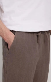 Mazine Pants Linen Pull-On