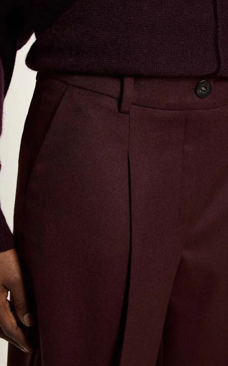 Lanius Pants Pleated GOTS