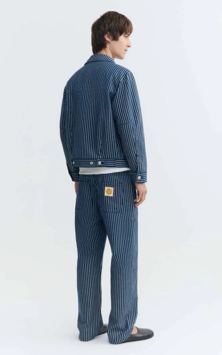 Thinking MU Pants Railway Stripes