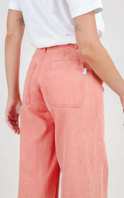 Brava Fabrics Pants Washed Denim Straight Leg