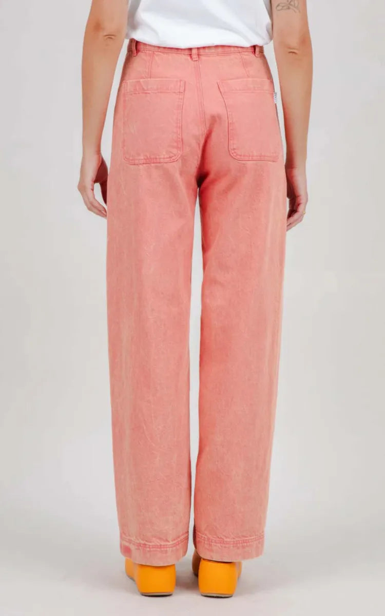 Brava Fabrics Pants Washed Denim Straight Leg
