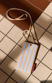 Phone Pouch Knitted Stripes