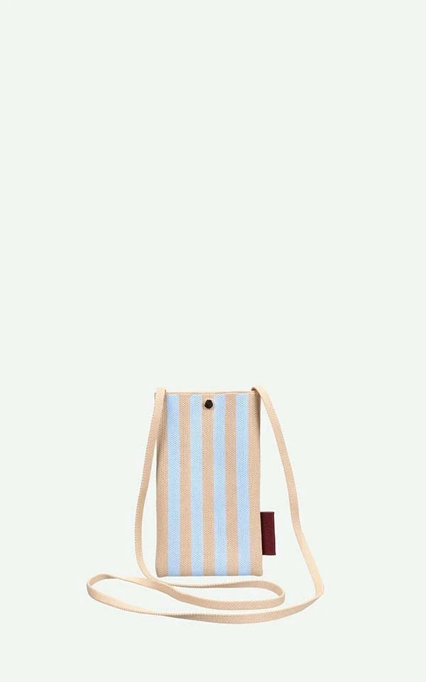 Phone Pouch Knitted Stripes