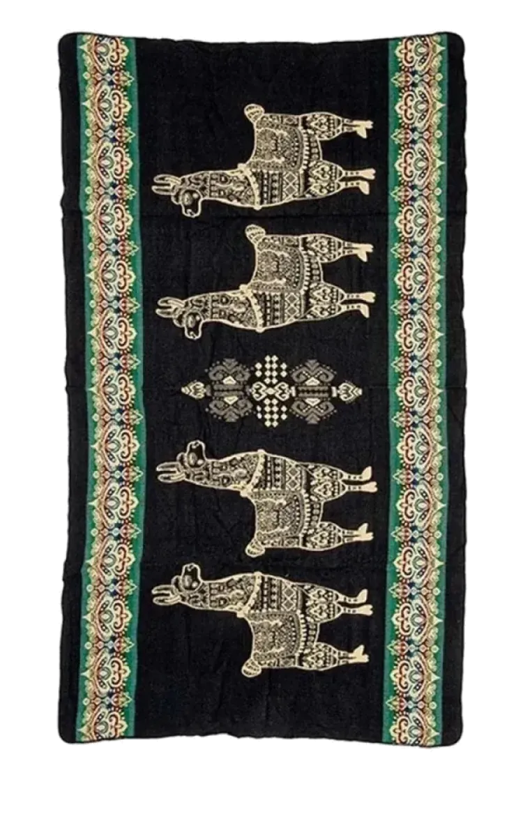 Ecuafina Plaid Native Mini Alpaca