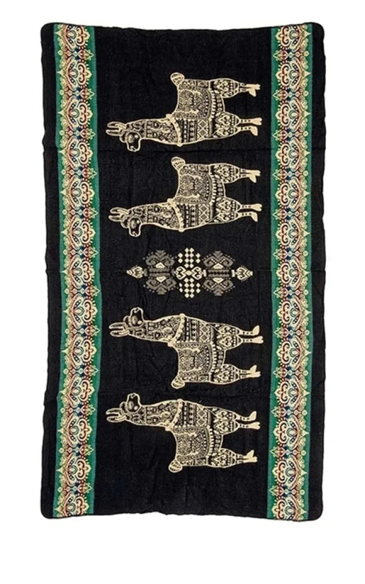 Ecuafina Plaid Native Mini Alpaca