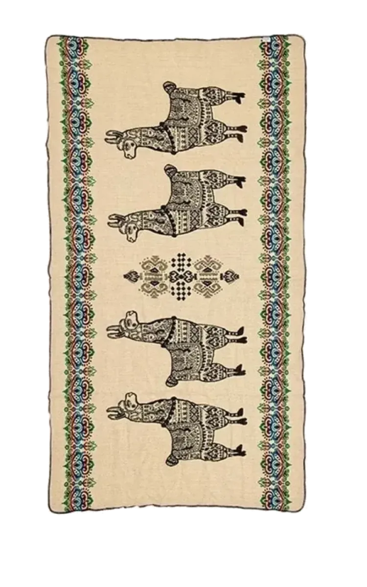 Ecuafina Plaid Native Mini Alpaca