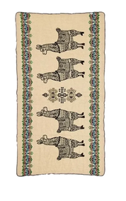 Ecuafina Plaid Native Mini Alpaca