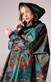 Rainkiss Poncho Digi Forest Camo