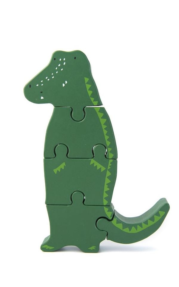 Puzzle Wooden Crocodile