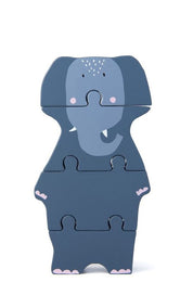 Puzzle Wooden Elephant