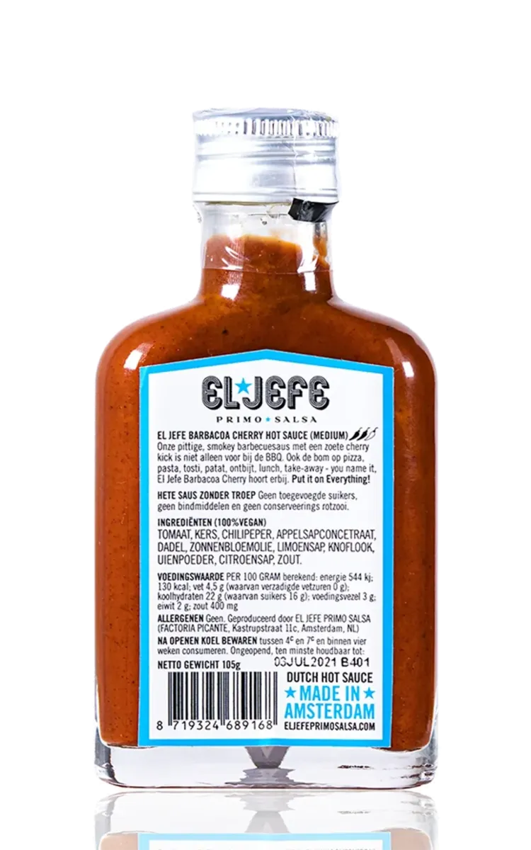 El Jefe Salsa Barbecue Cherry 100ml