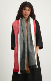 Scarf Alpaca Striped