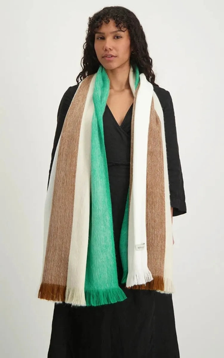 Alpaca Loca Scarf Alpaca Striped
