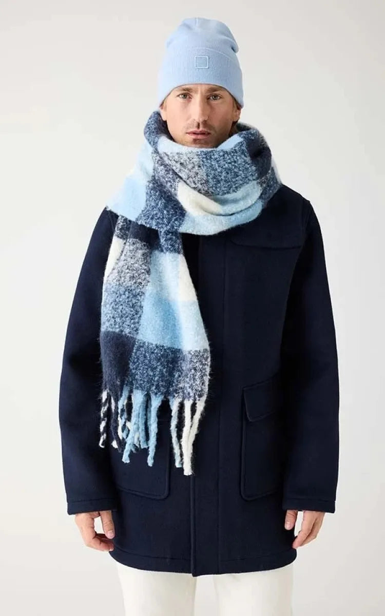 KnowledgeCotton Apparel Scarf Recycled Check