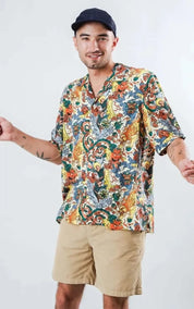 Brava Fabrics Shirt Aloha Irezumi Tattoo