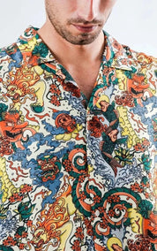 Brava Fabrics Shirt Aloha Irezumi Tattoo