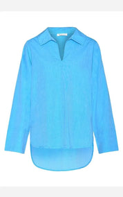 KnowledgeCotton Apparel Shirt Loose A-shape Chambray