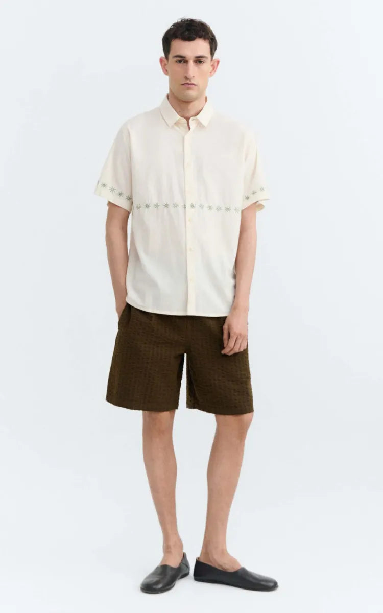Thinking MU Shirt Pannacota Embroidery Tom