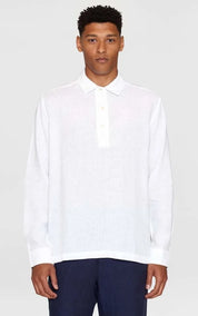 KnowledgeCotton Apparel Shirt Polo Loose Linen