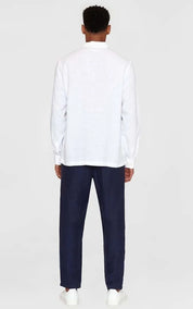 KnowledgeCotton Apparel Shirt Polo Loose Linen
