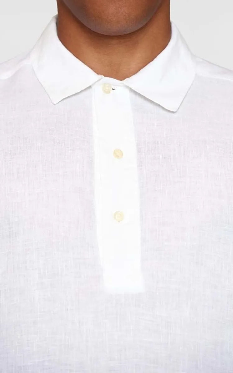 KnowledgeCotton Apparel Shirt Polo Loose Linen