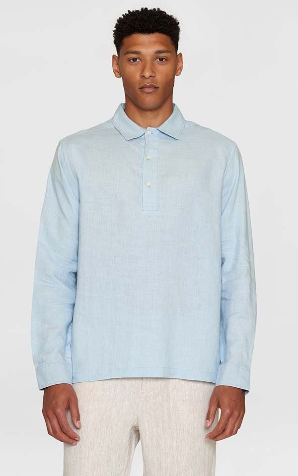 Shirt Polo Loose Linen