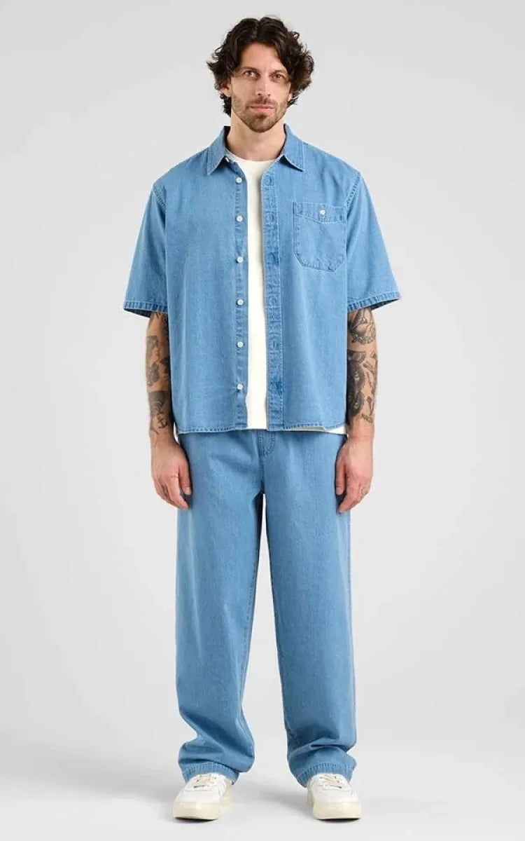 Dedicated Shirt Skalhamn Denim