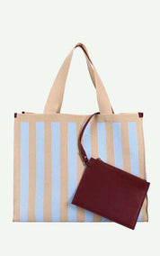Shopper Bag Knitted Stripes