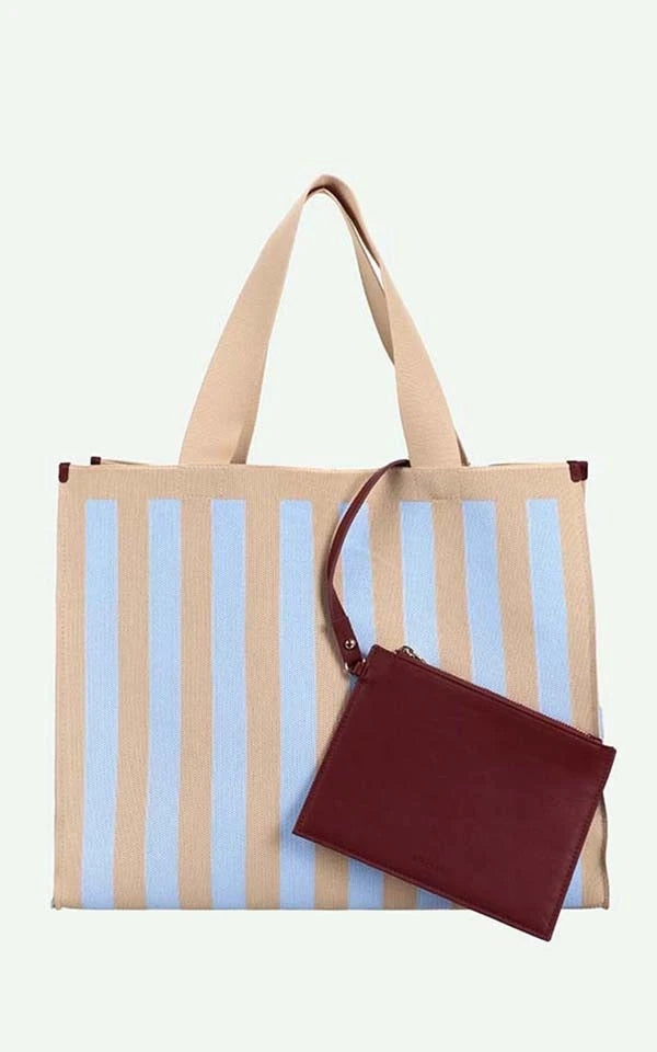 Shopper Bag Knitted Stripes