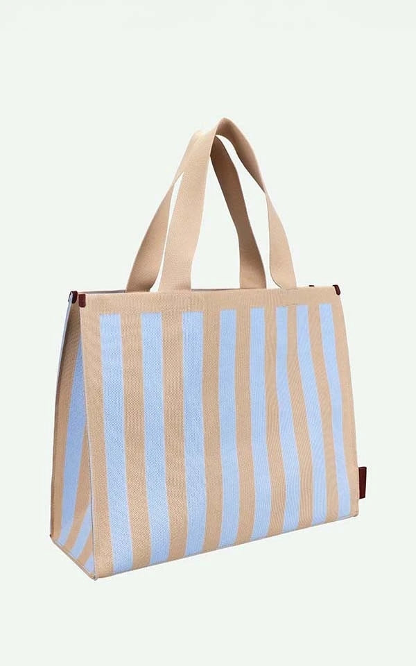 Shopper Bag Knitted Stripes